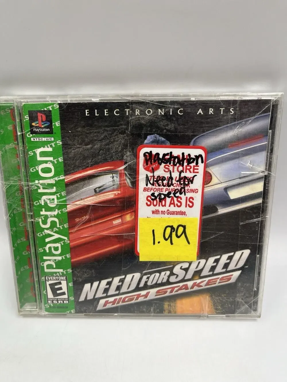 Need for Speed: High Stakes (PlayStation 1, PS1, 1999) Complete w/ Manual Tested